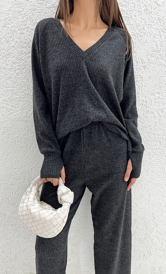 Gray Bianca knit