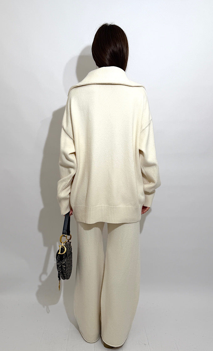 Helena cream suit