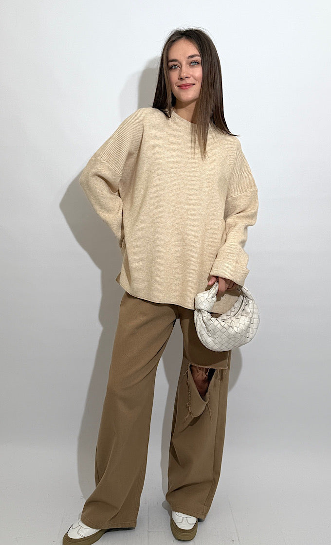 SYDNEY OFF WHITE KNIT 