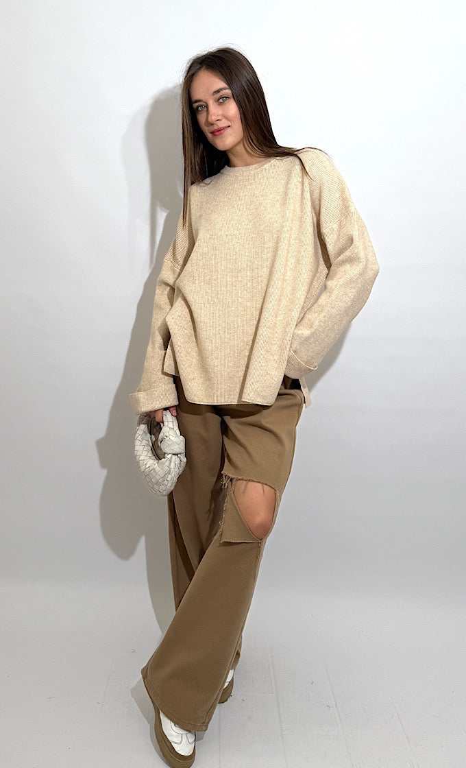 SYDNEY OFF WHITE KNIT 