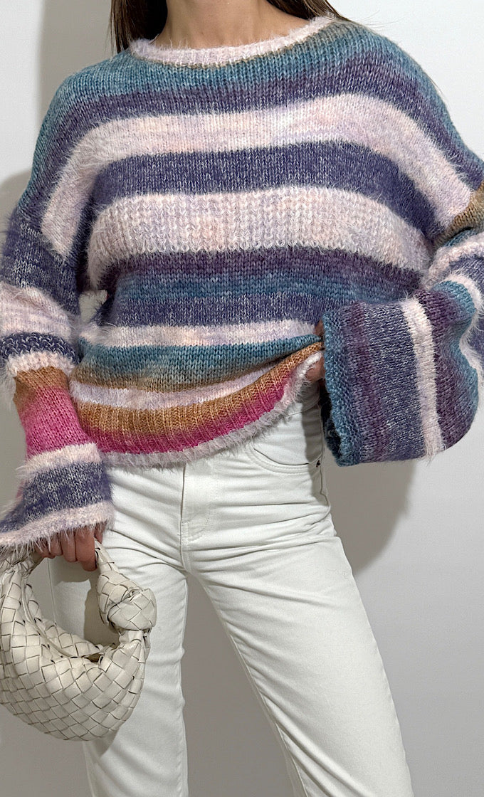 TORY PURPLE SWEATER 