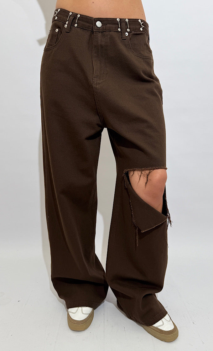 KANZY BROWN JEANS 