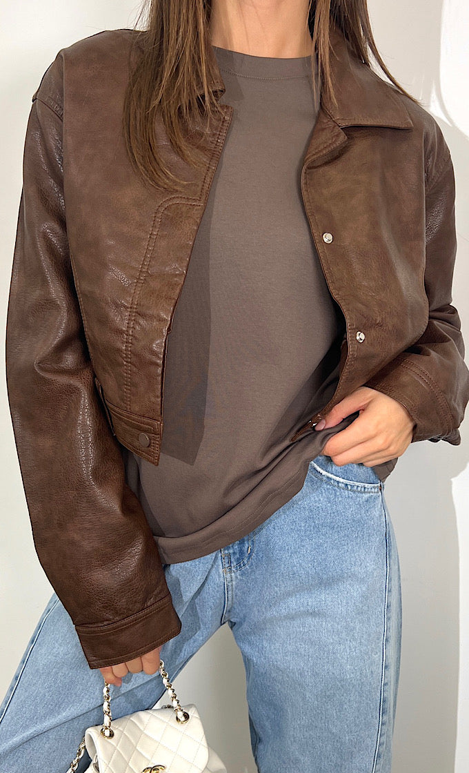 CONNOR DARK BROWN JACKET 