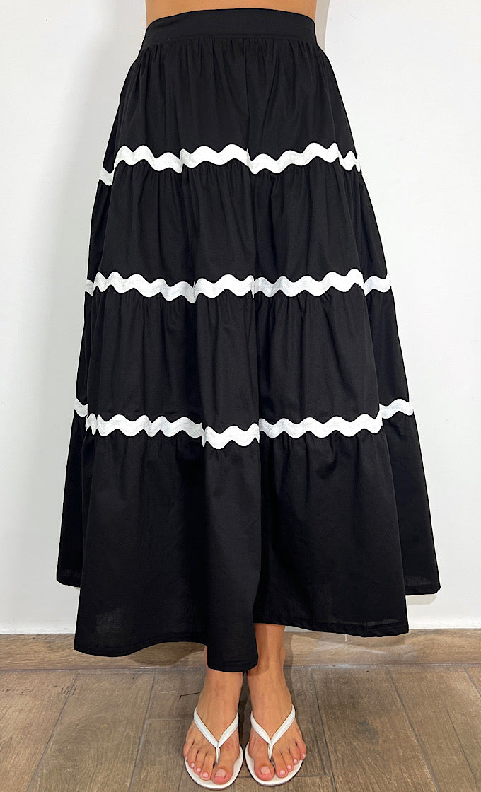 LORELAI BLACK SKIRT 