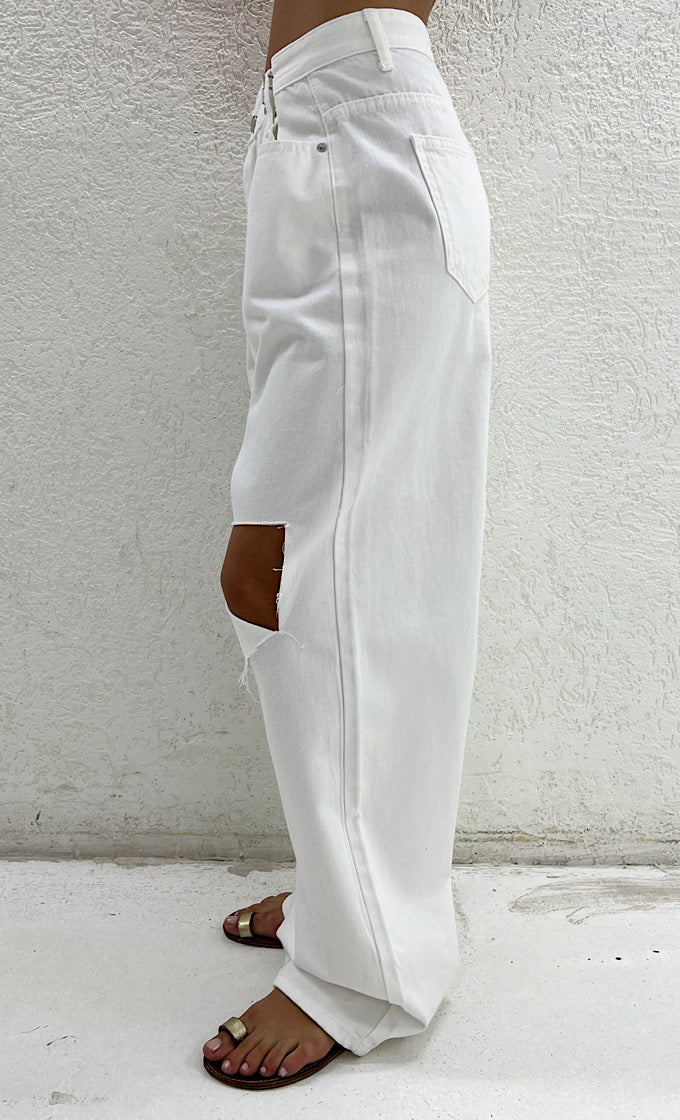 Kanzy White Jeans